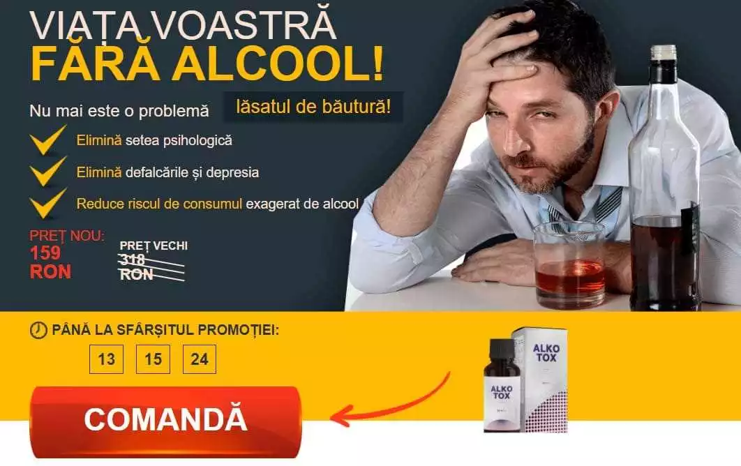 Alkotox – un tratament eficient pentru dependența de alcool, disponibil în farmacii în Sibiu