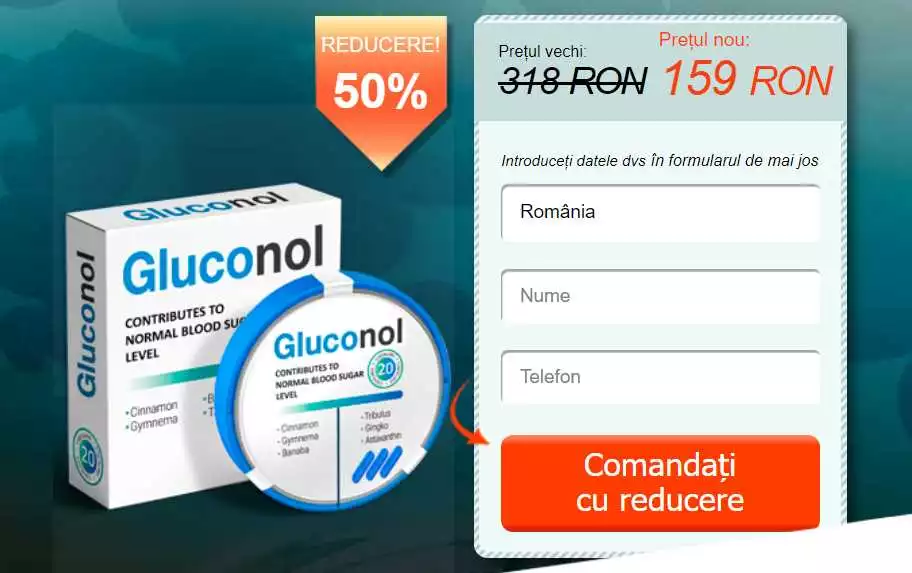 Cumpără Gluconol în București: prețuri, recenzii și beneficii | Gluconol.ro