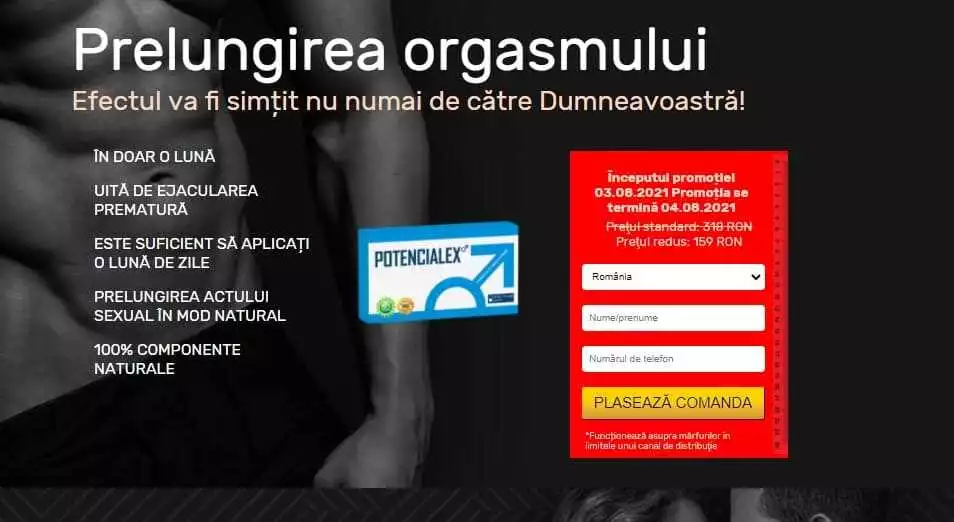 Potencialex Pret în Piatra Neamț: Cumpărați online cel mai bun afrodisiac pentru bărbați
